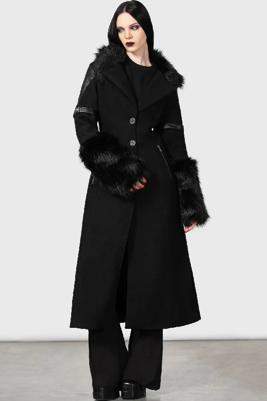 Madame Mayhem Coat Striped Polka Dot Solid