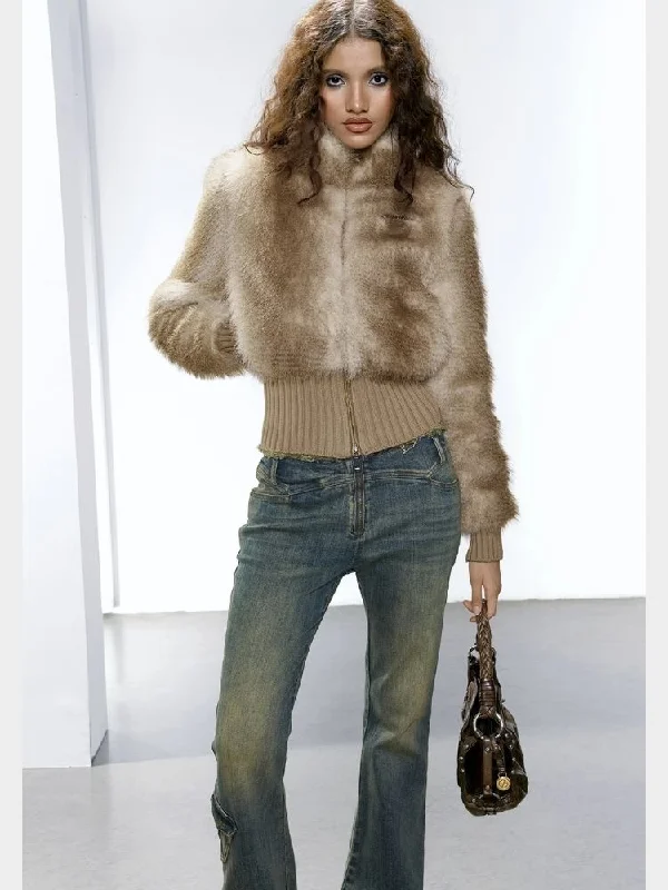 Murad environmental fur coat【s0000005640】 Knit Woven Fleece