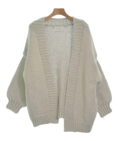 ETRE TOKYO Cardigans Notch Collar Peter Pan Collar Cowl Neck