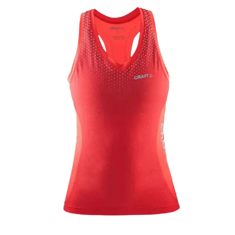 CRAFT -Glow Singlet Tank Top lime green tank