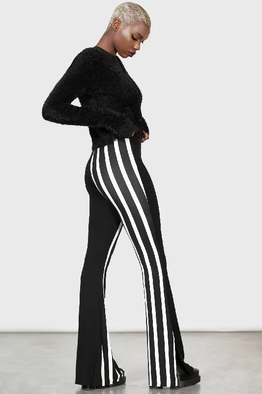 Ziven Bootcut Trousers High Waist Slim Fit Ankle Length