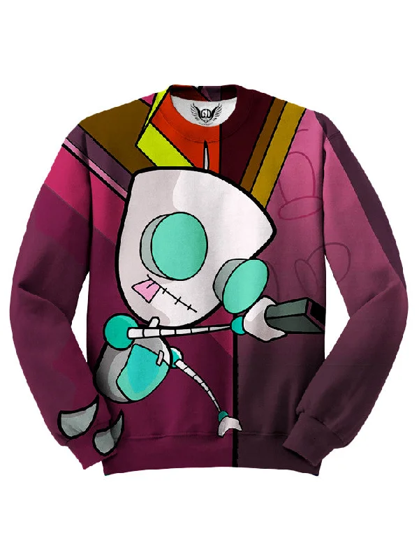 Channel Flippin' Sweater Glossy Satin Silk