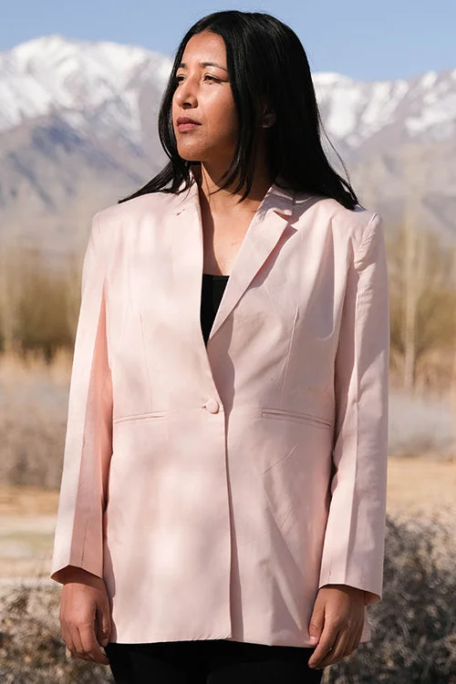 Okhai 'Archives' Herbal Dyed Pure Cotton Blazer Women's Luxurious Jacket