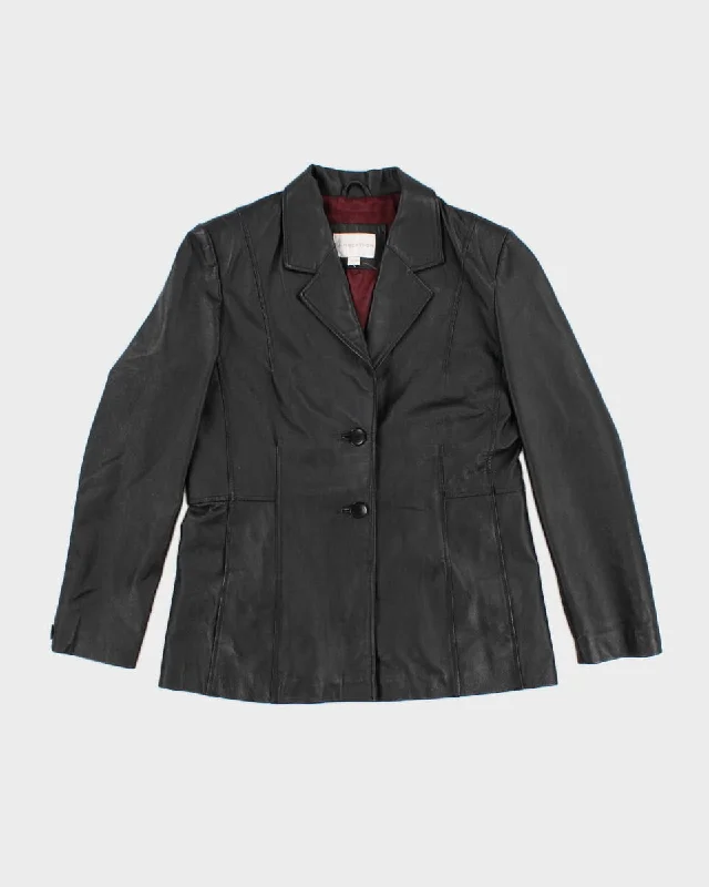 Vintage 90s Fairweather Classic Leather Blazer - M Women's Fashion Blazer