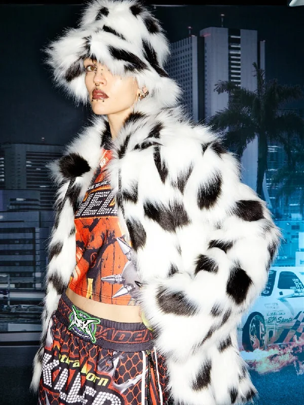 Loose Fur Coat & Hat【s0000000228】 Faux Fur Real Fur Shearling