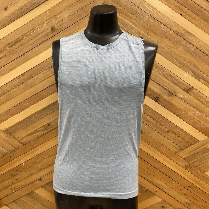 Lululemon Men's Sleeveless Athletic Tank Top: Light Blue-men-S ivory tank top