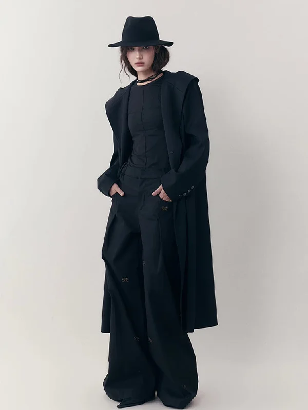Loose hooded long blazer【s0000007256】 Women's Premium Blazer