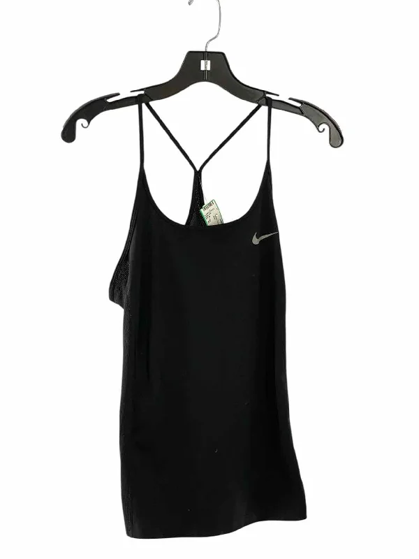 Nike Size M Black Athletic Tank Top beige tank top