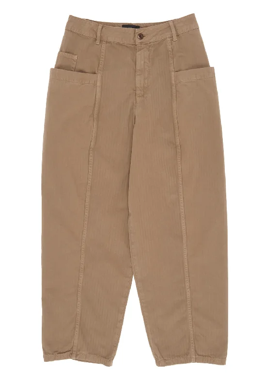 Finisterre Women's Croft Barrel Trousers - Woodsmoke Trousers Hiking Durable