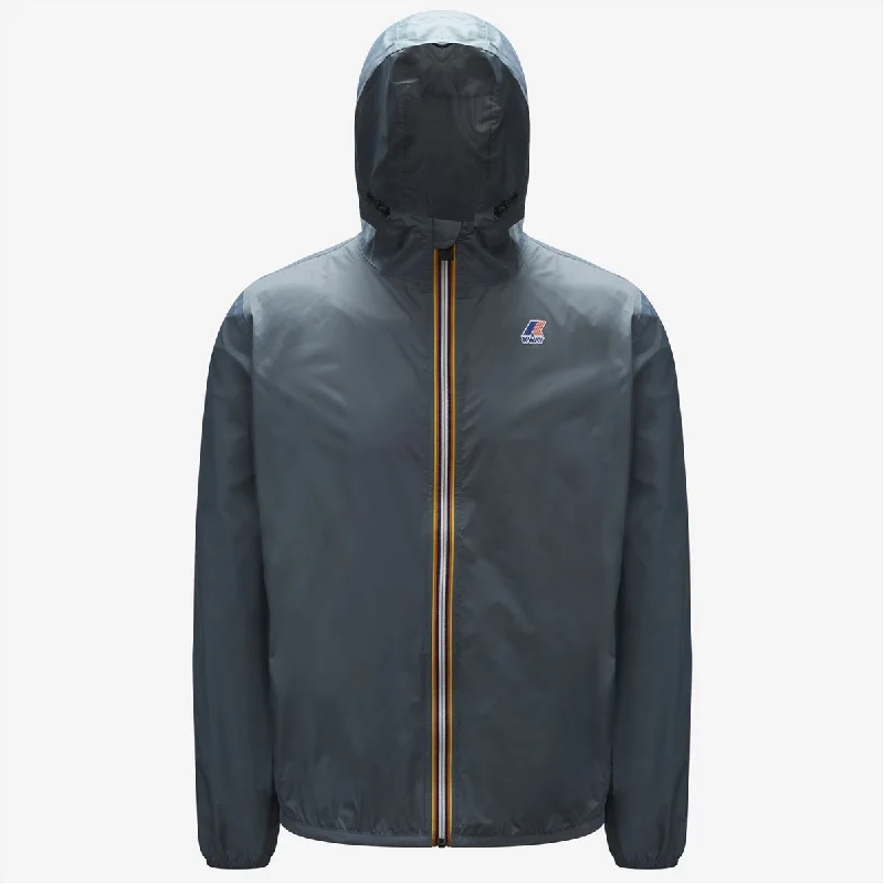 Claude - Unisex Packable Full Zip Waterproof  Rain Jacket in Grey Everest Corduroy Jacket Velvet Jacket Brocade Jacket