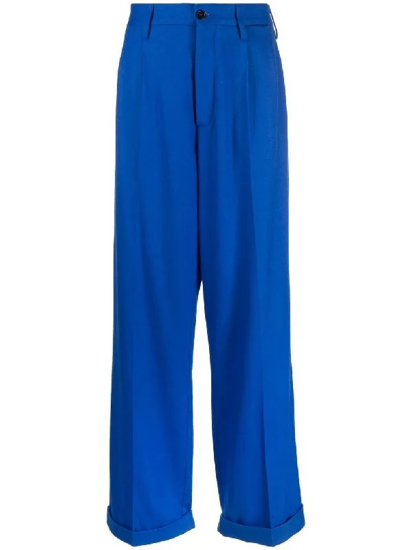 HIGH-WAISTED TAILORED TROUSERS High Waist Slim Fit Ankle Length