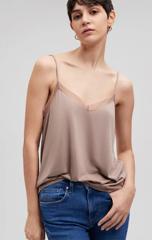 LACE TANK TOP IN FUNGI gym tank top