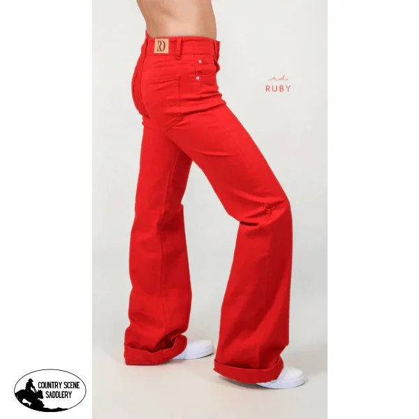 RUBY SIGNATURE TROUSER DENIM Trousers trendy modern