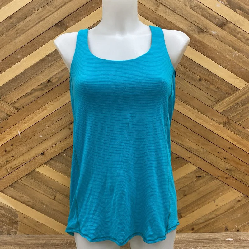 Lululemon - Sports bra Tank top : Blue-women-LG gym tank top