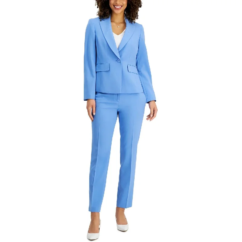 Le Suit Womens Solid  One-Button Blazer Women's Unique Blazer