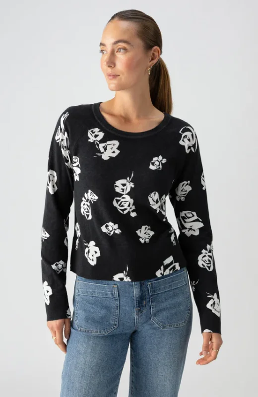 Sanctuary - All Day Long Sweater Satin Blend Silk Blend Wool Blend
