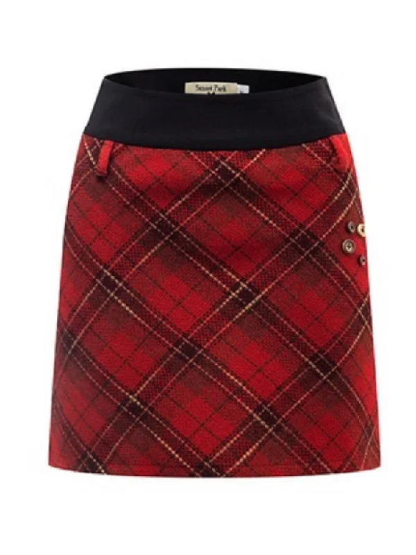 Skirt:Red Plaid【presale】