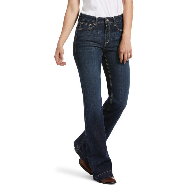 Ariat Ladies Ella Wide Rascal Trouser Jeans 10032550 Trousers Harem Relaxed Fit