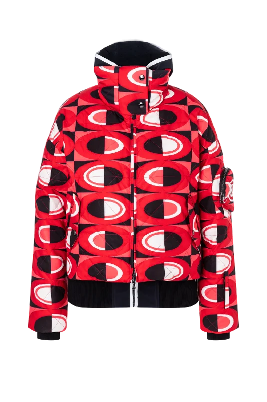Elani Ski Jacket Hoodie Zip-Up Jacket Button-Up Jacket