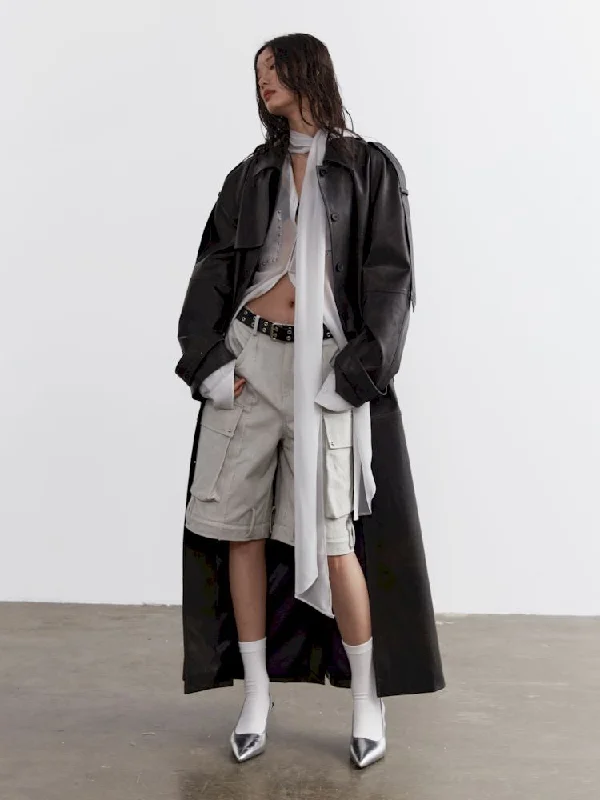Heavyweight Extra Long Trench Coat【s0000007259】 Trench Wool Cashmere