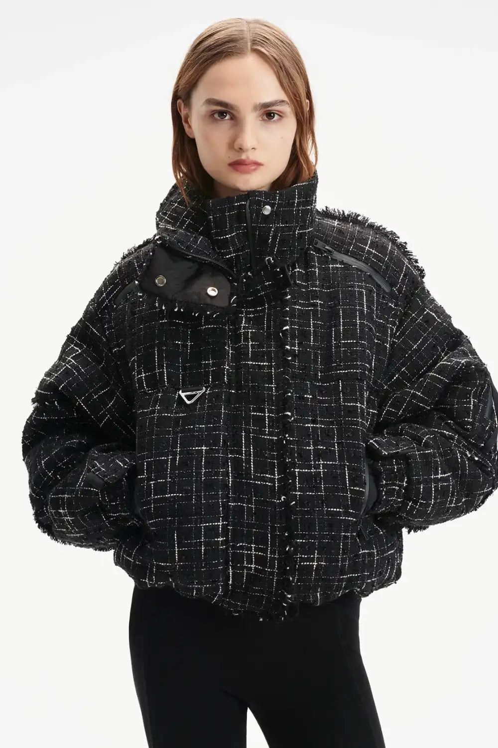 Diana Leah Puffer Jacket Zippered Jacket Buttoned Jacket Snapped Jacket