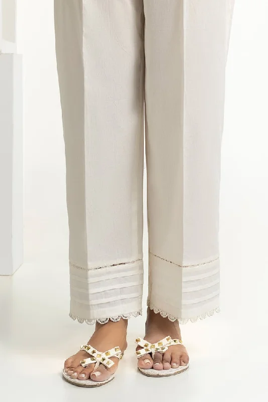 Gul Ahmed Stitched Lawn Embellished Trouser KTR-43051 Trousers practical easy-care