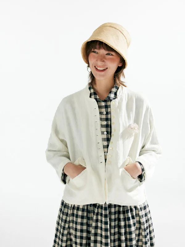 Linen texture short blazer【s0000007629】 Women's Boutique Suit