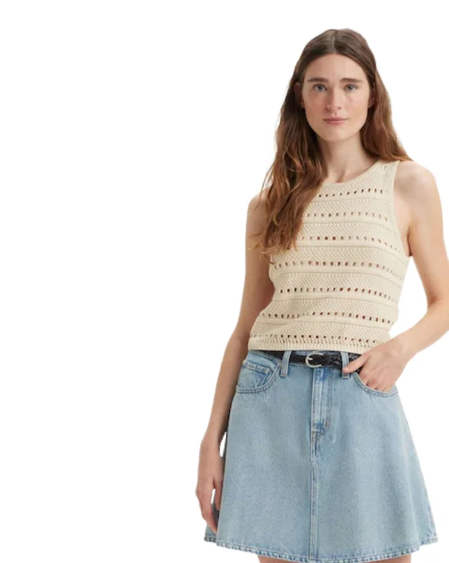 Superbloom Crochet Tank Top flirty tank top