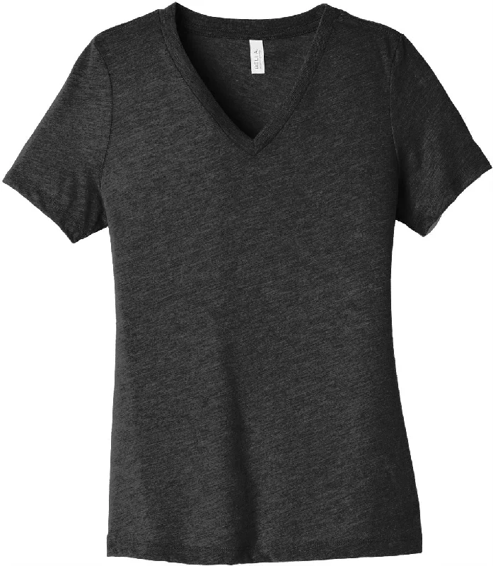 Bella+Canvas Ladies Relaxed Triblend V-Neck Tee