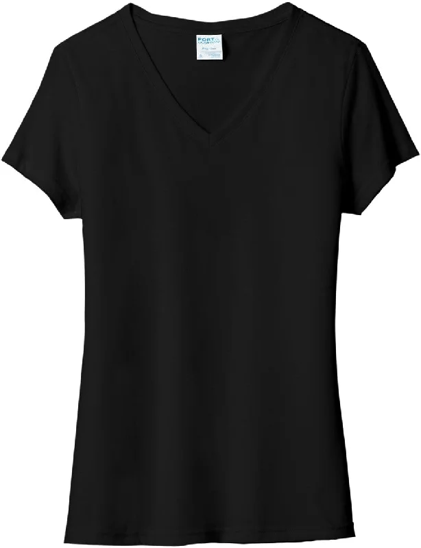 Port & Company Ladies Tri-Blend V-Neck Tee