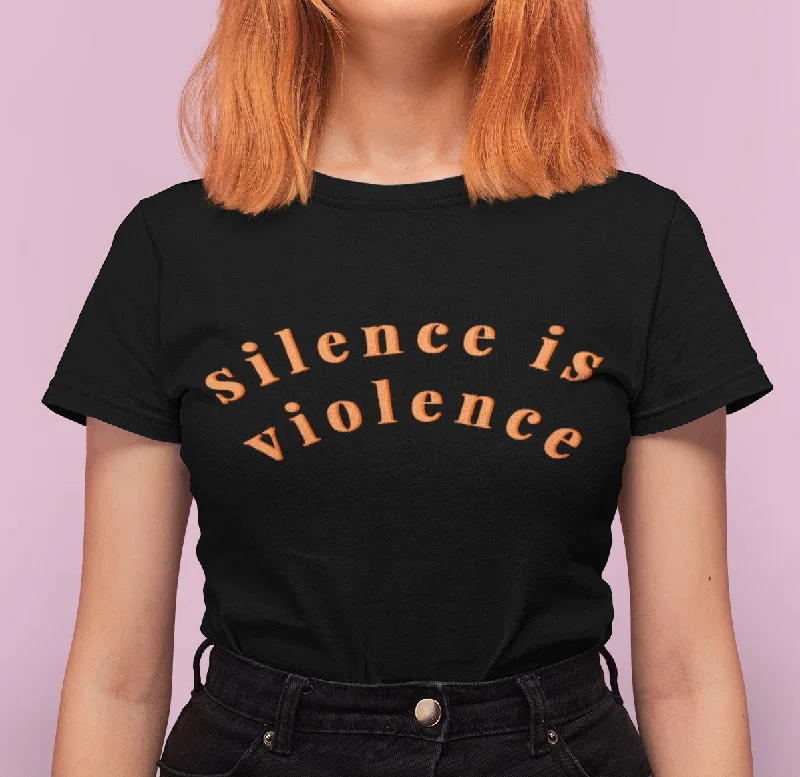 Silence Is Violence Short-Sleeve Unisex Feminist T-Shirt