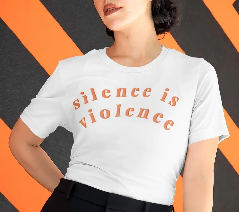 Silence Is Violence Short-Sleeve Unisex Feminist T-Shirt