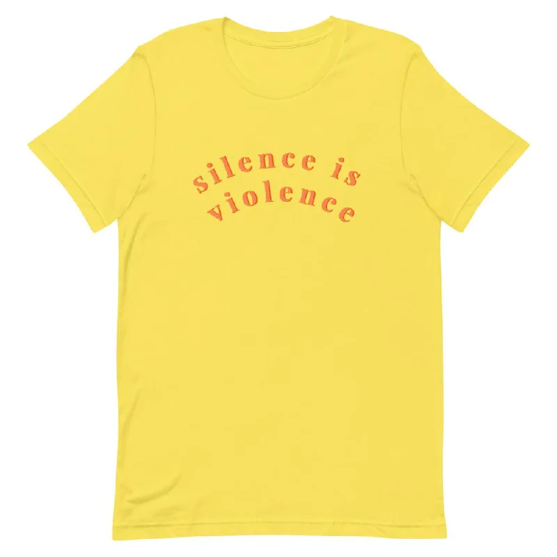 Silence Is Violence Short-Sleeve Unisex Feminist T-Shirt