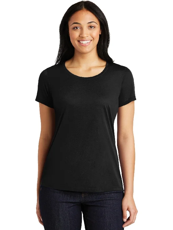 Sport-Tek Ladies Posicharge Competitor Cotton Touch Scoop Neck Tee