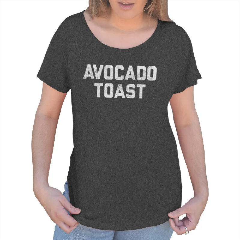 Women's Avocado Toast Scoop Neck T-Shirt