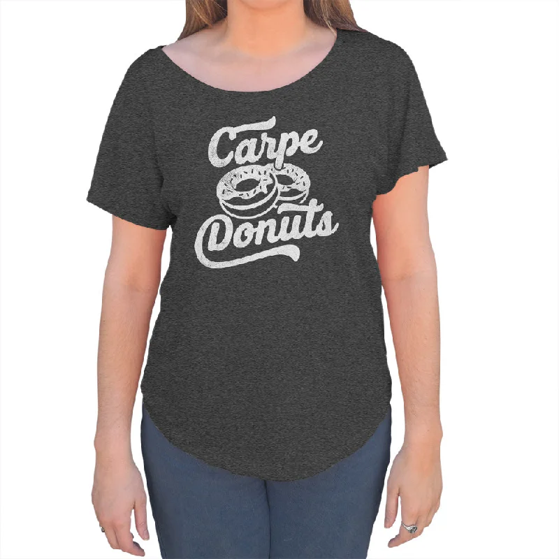 Women's Carpe Donuts Scoop Neck T-Shirt