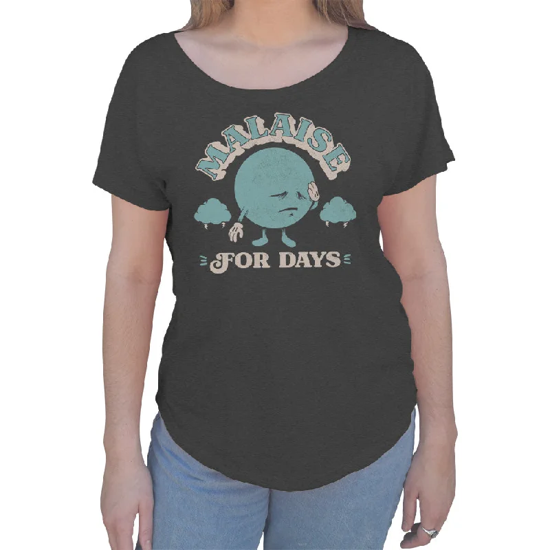 Women's Malaise For Days Scoop Neck T-Shirt