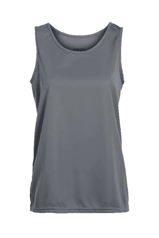 Augusta Sportswear Womens Training Moisture Wicking Tank Top - Graphite Grey