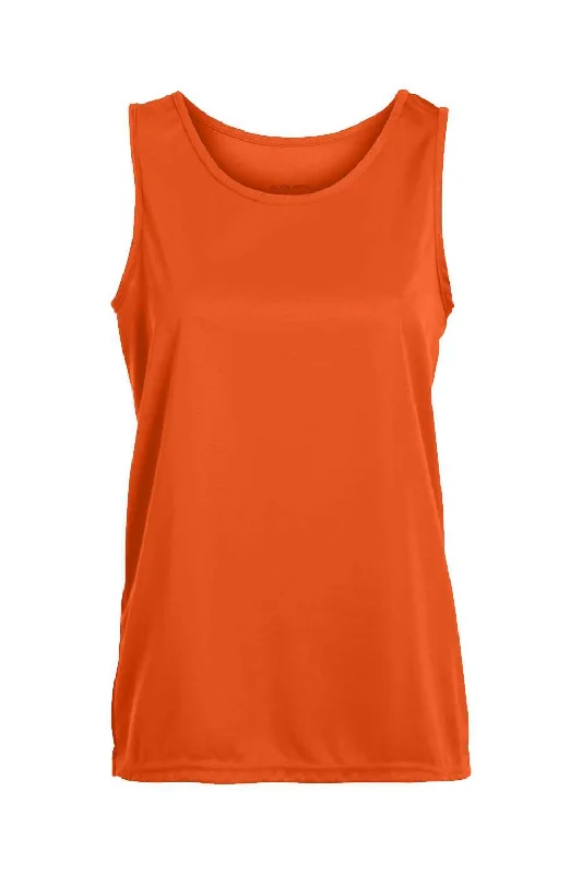 Augusta Sportswear Womens Training Moisture Wicking Tank Top - Orange