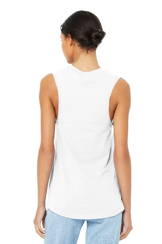 Bella + Canvas Womens Jersey Muscle Tank Top - White