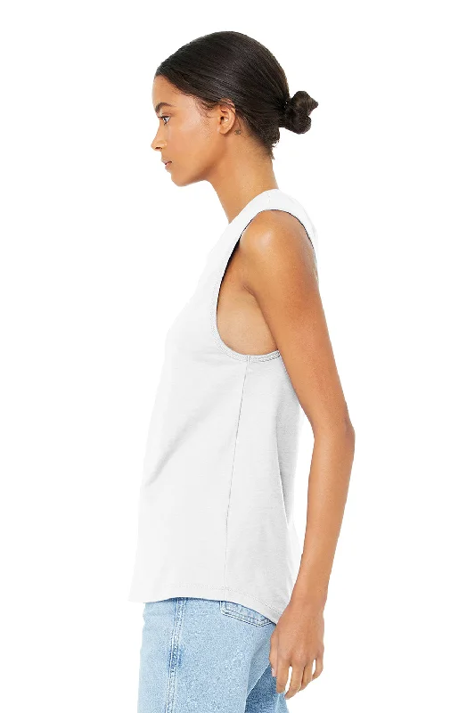 Bella + Canvas Womens Jersey Muscle Tank Top - White