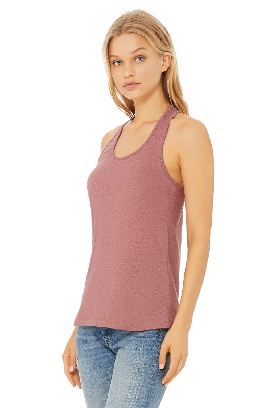 Bella + Canvas Womens Jersey Tank Top - Heather Mauve