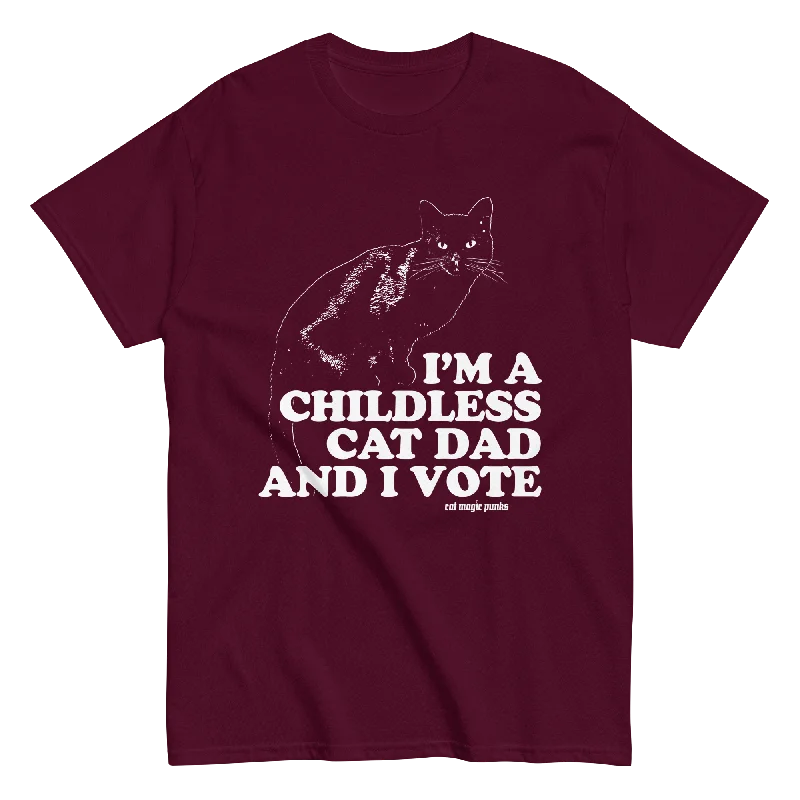 CHILDLESS CAT DAD VOTE Unisex Shirt