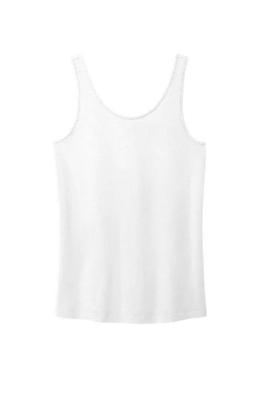 Port & Company Womens Beach Wash Garment Dyed Tank Top - White