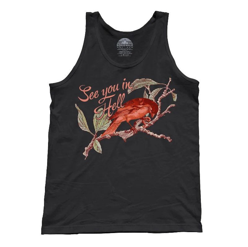 Unisex See You In Hell Bird Tank Top