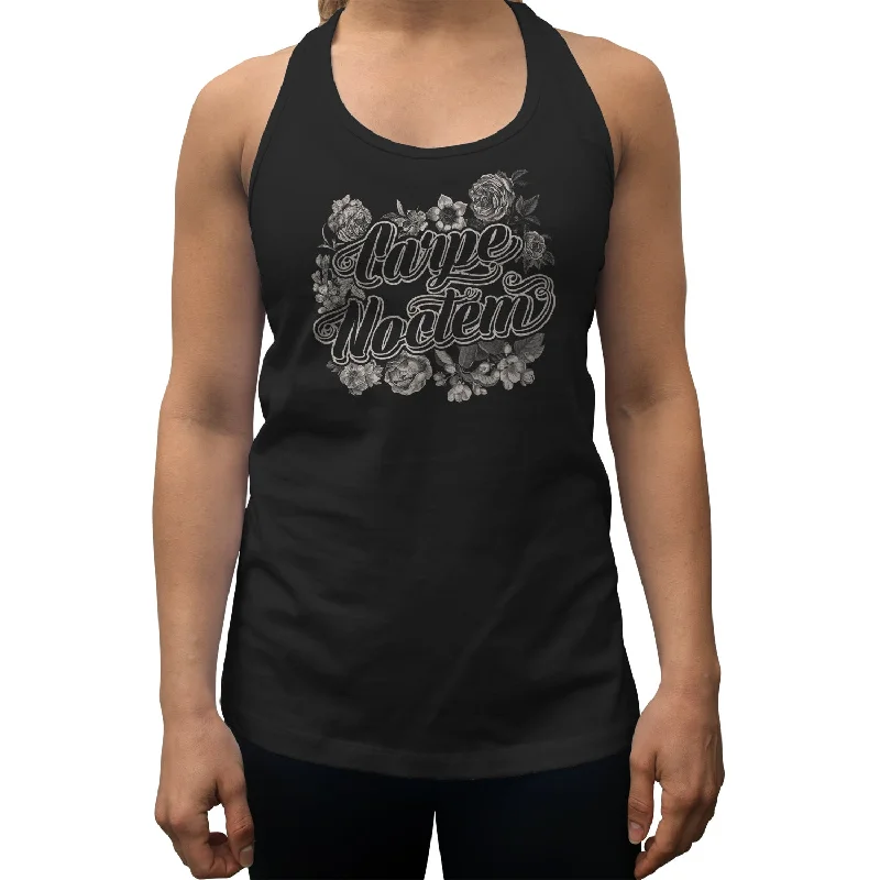 Women's Carpe Noctem Racerback Tank Top