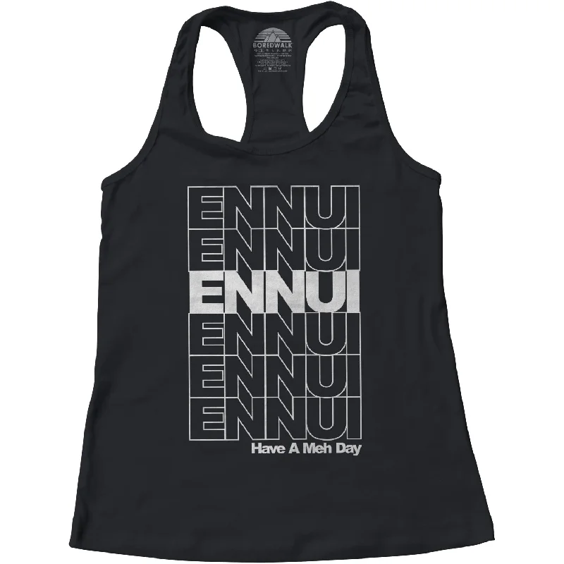 Women's Ennui Racerback Tank Top