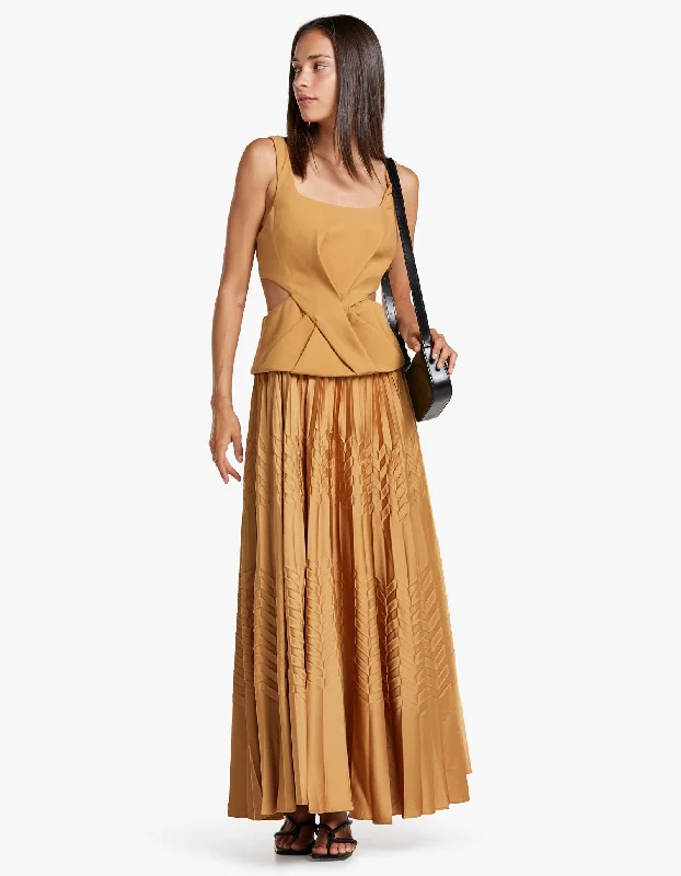 Chester Dress - Caramel