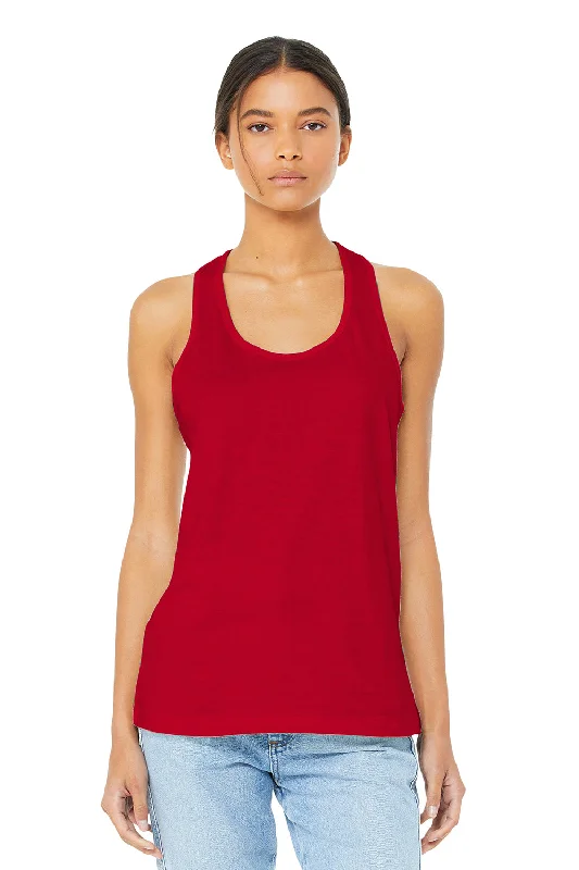 Bella + Canvas Womens Jersey Tank Top - Red