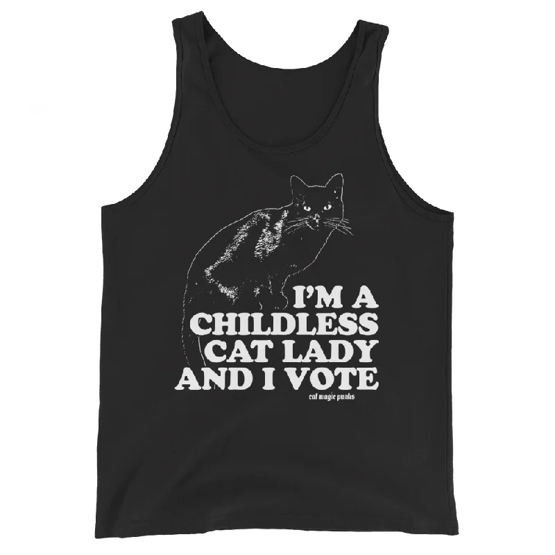 CHILDLESS CAT LADY VOTE Tank Top